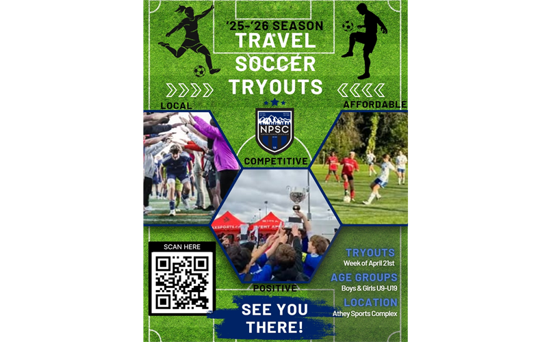 Click to register for travel soccer tryouts